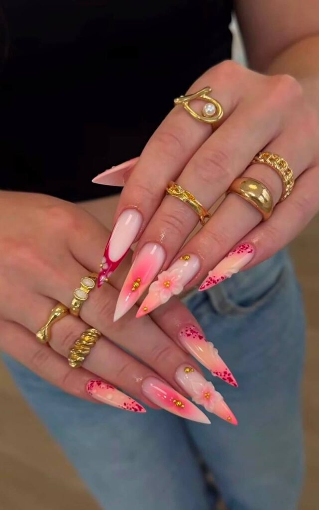 Elegant manicure results at our nail salon 48089.